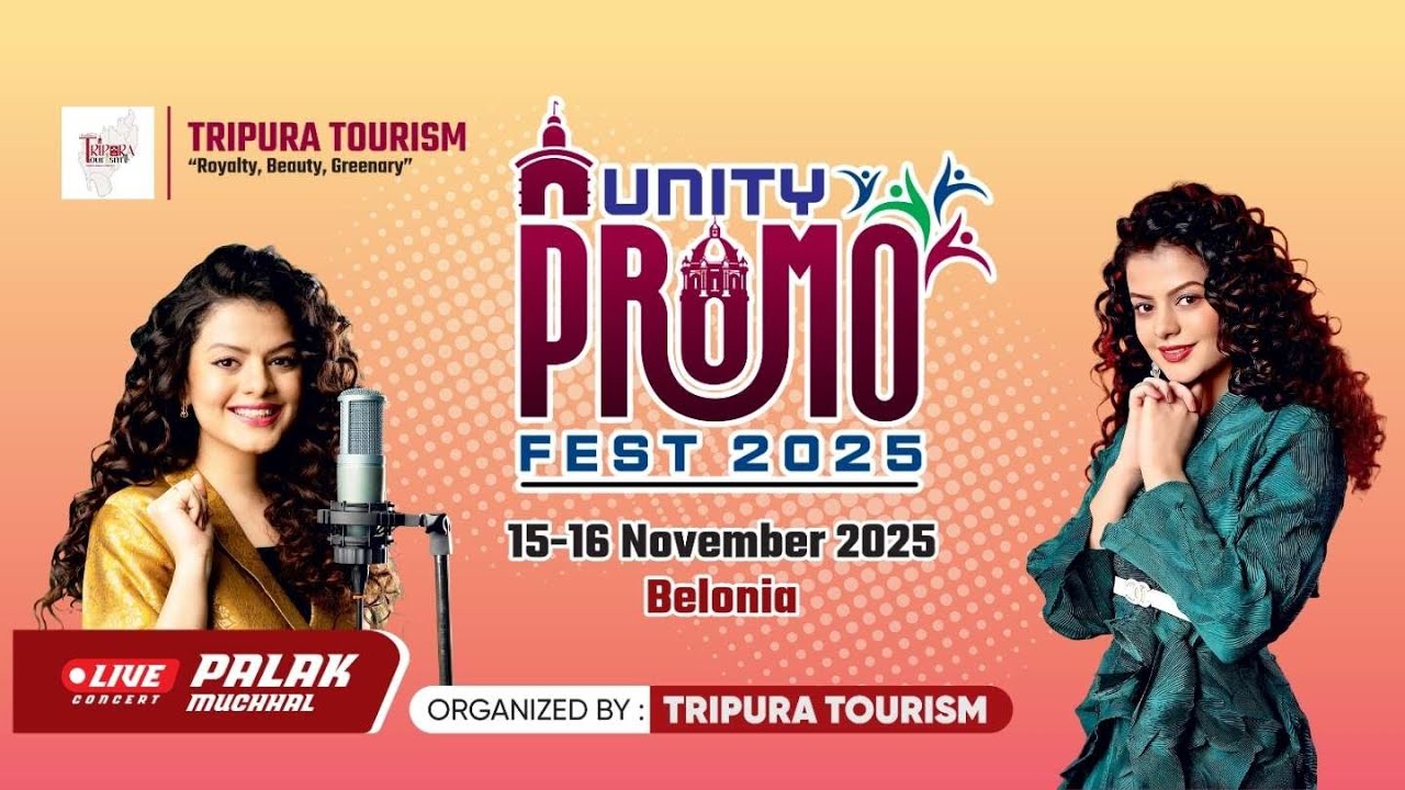 Unity Promo Fest 2025 — Day 2|| Palak Muchhal  LIVE from Belonia! 🔥The energy is even louder today!