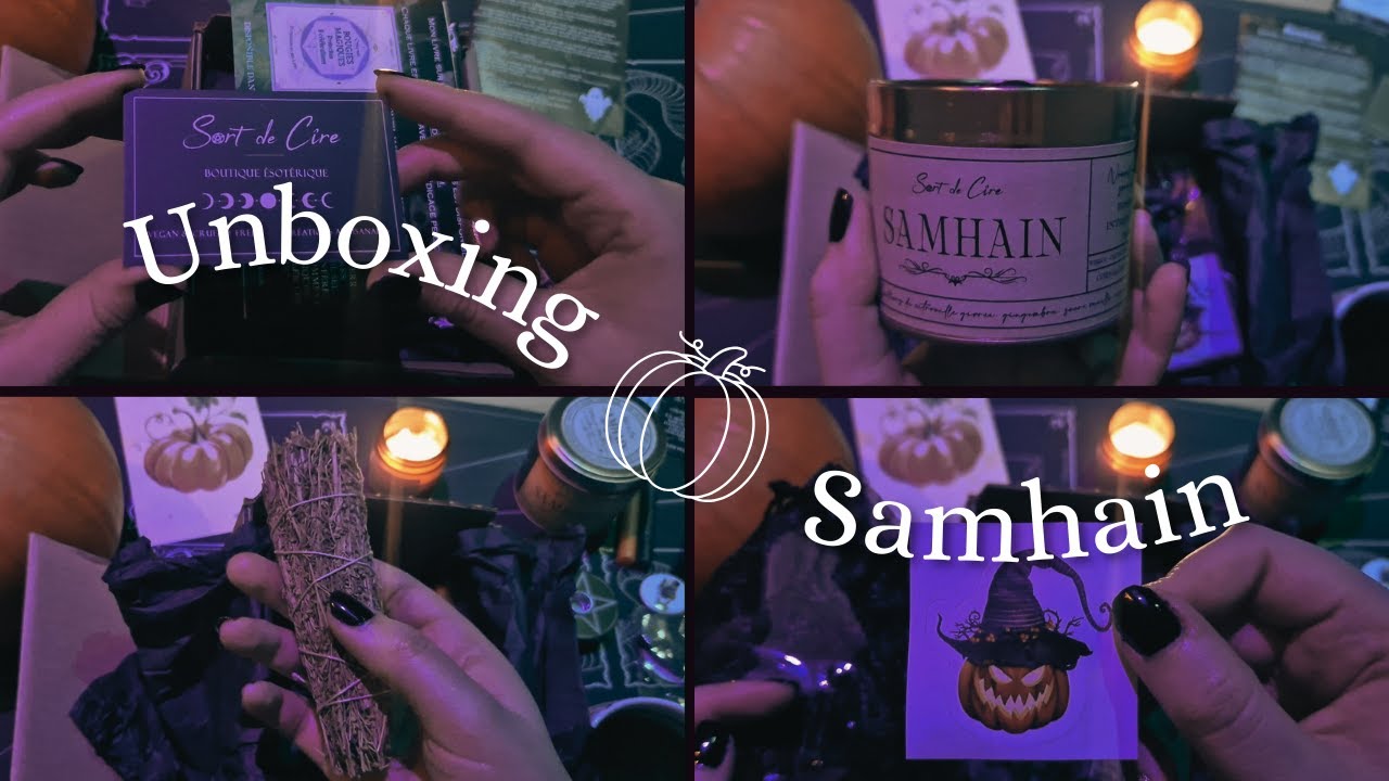 Je teste la box Sort de cire - Célébrer Samhain 🕯🎃 🔮