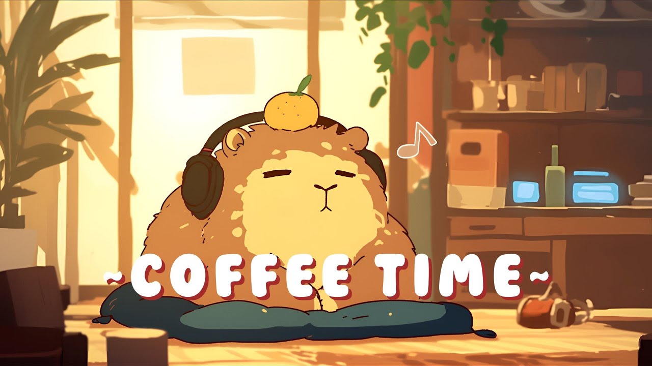 Capybara Chill Radio - Study & Chill Music Mix ~ Calm Energy ~ 🦫 🌿 ☕ | High Quality