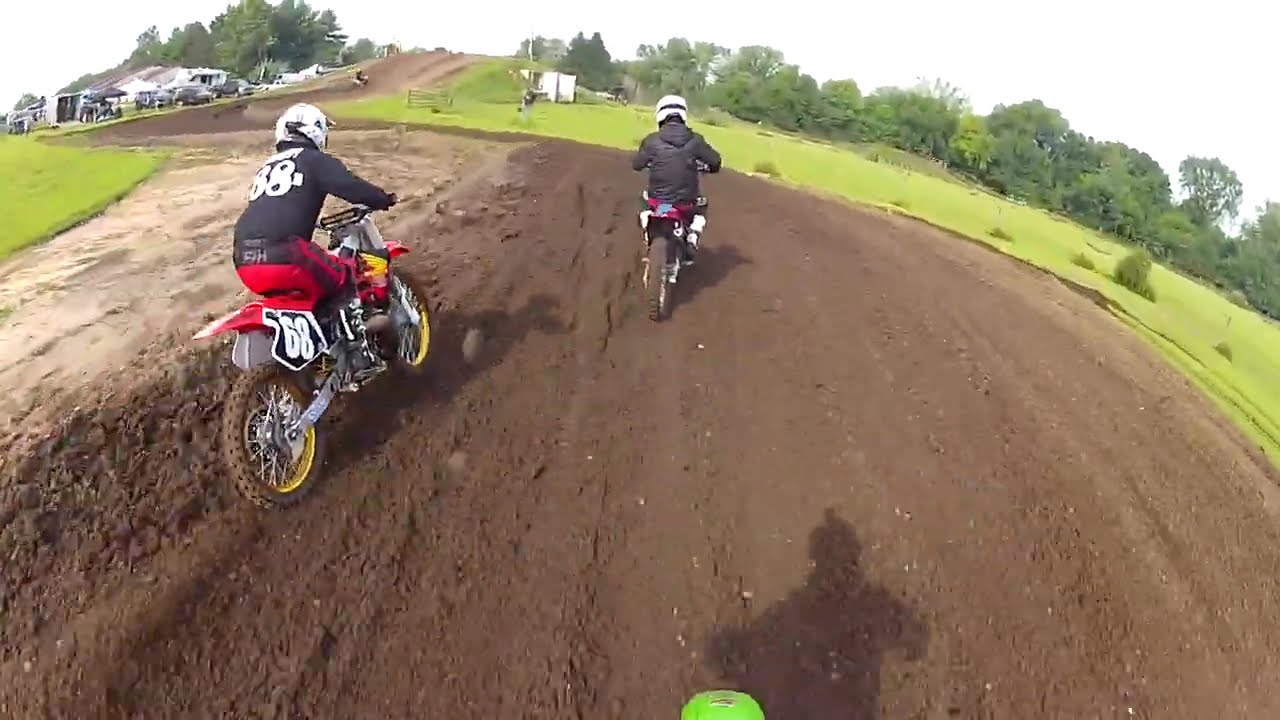 1996 Kawasaki KX500 2 Stroke Midwest VMX Wildcat Creek MX Rossville IN. EVO Practice 2nd August 2025