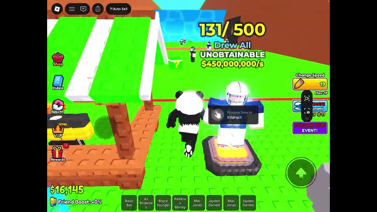 I played escape tsunami for football players 🏈