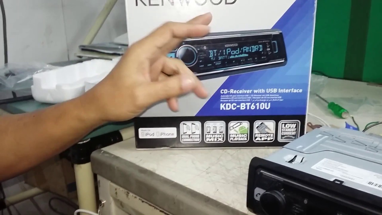 How to change language kenwood KDC-BTC610U