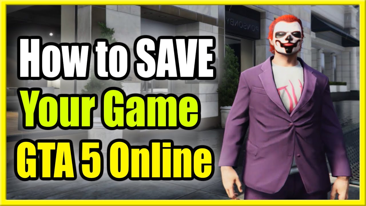 Как сохранить игру в GTA 5 Online и исправить ошибку, из-за которой игра не сохранялась! (Простой...