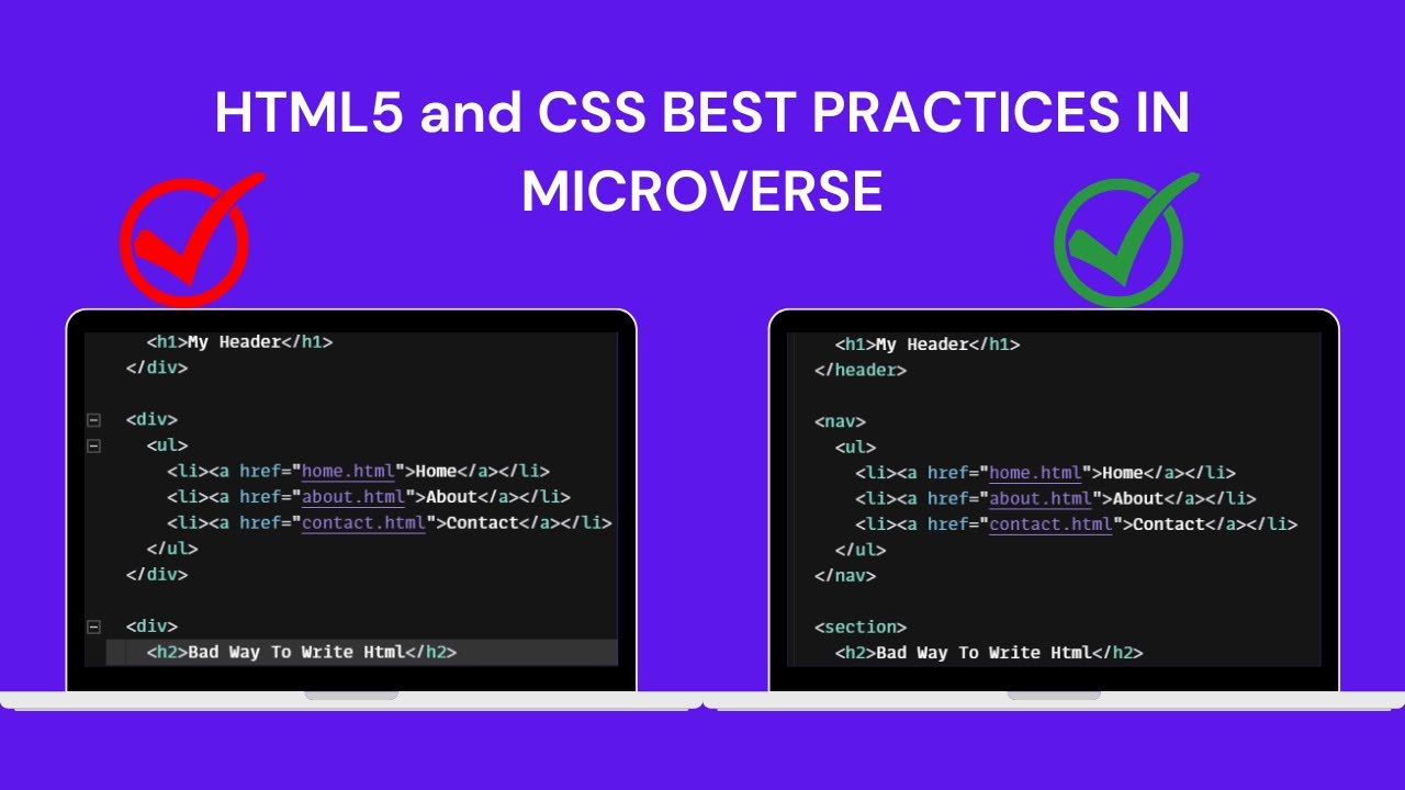 HTML5 and CSS Best Practices