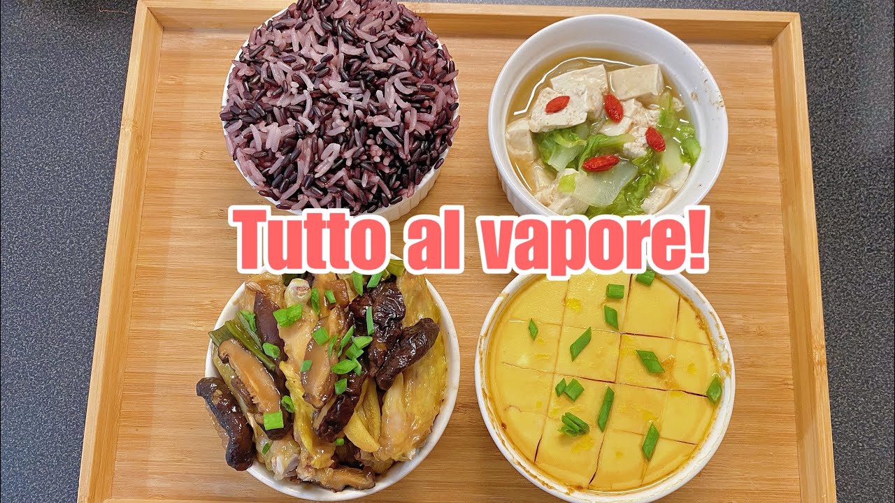 Pasto CINESE completo tutto AL VAPORE!