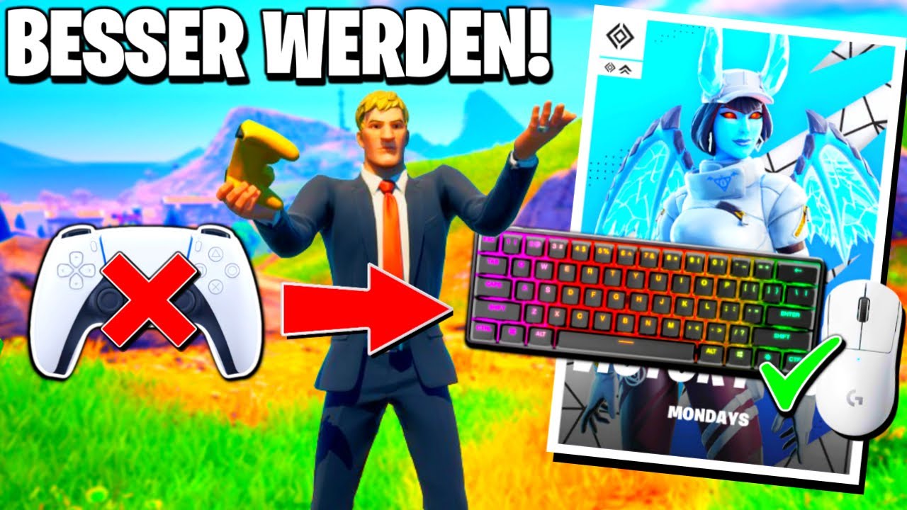 Auf Maus und Tastatur SCHNELL BESSER werden!🏆 Controller zu KEYBOARD WECHSELN in Fortnite ⌨️