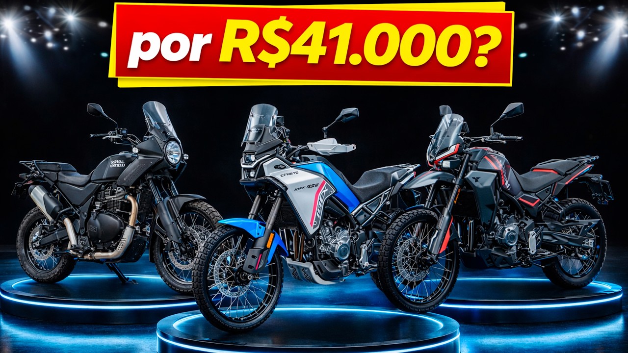 Royal Enfield Himalayan 750, CF Moto IBEX 450 e Morini Alltrhike 450 por R$41k?