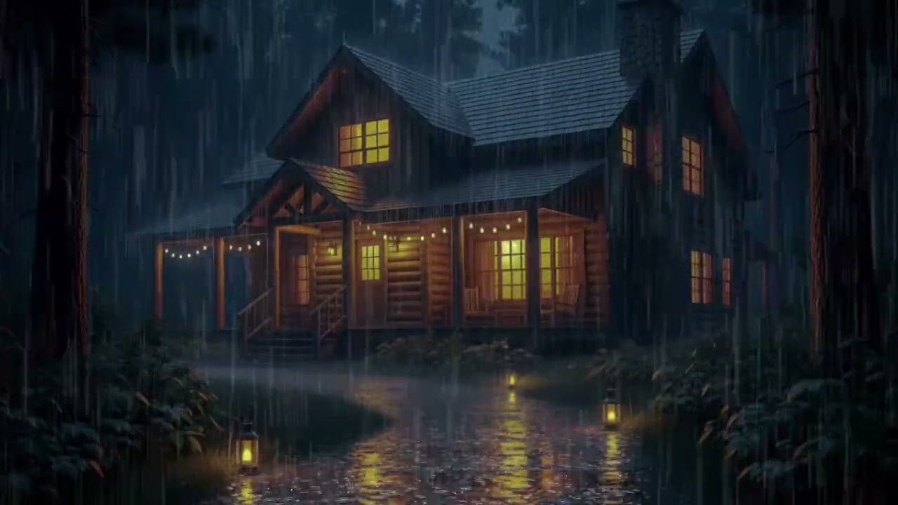 Super Heavy Rain for Deep Sleep Instantly 🌧️ | Rain Sounds to Relax, Beat Insomnia
