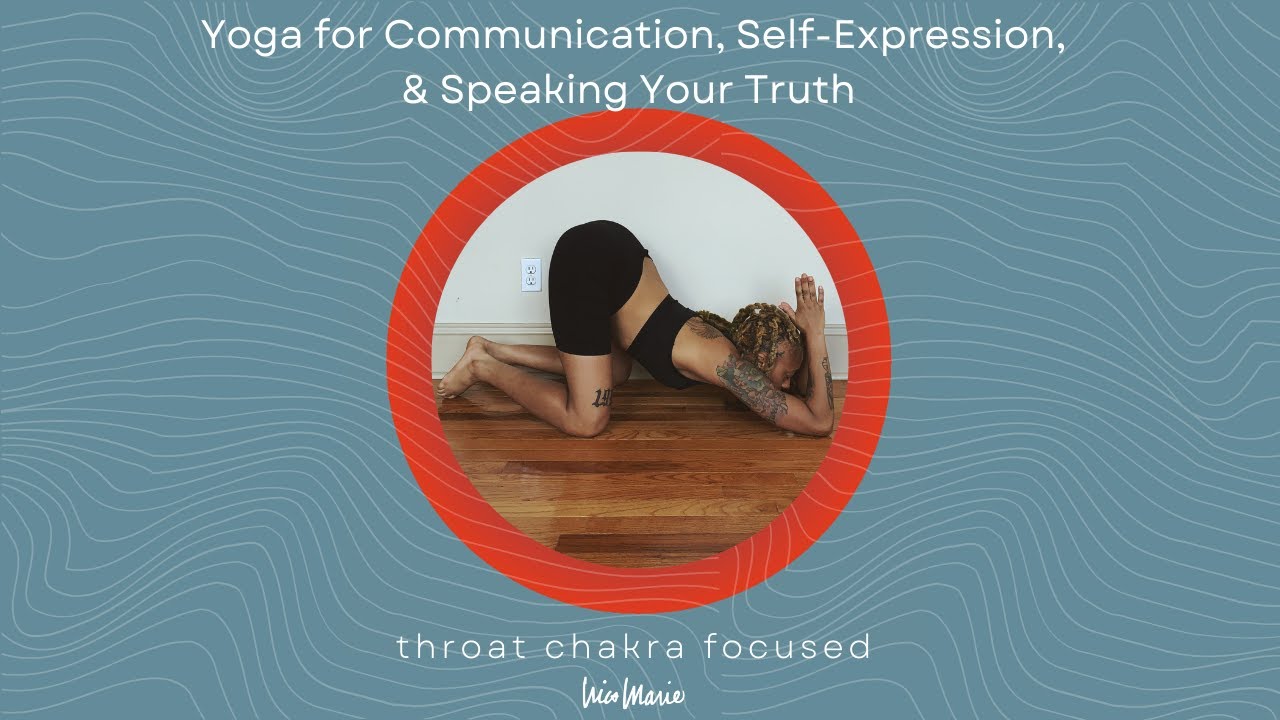 Yoga for COMMUNICATION, SELF-EXPRESSION, & SPEAKING YOUR TRUTH | Throat Chakra Focused | 15 Minutes