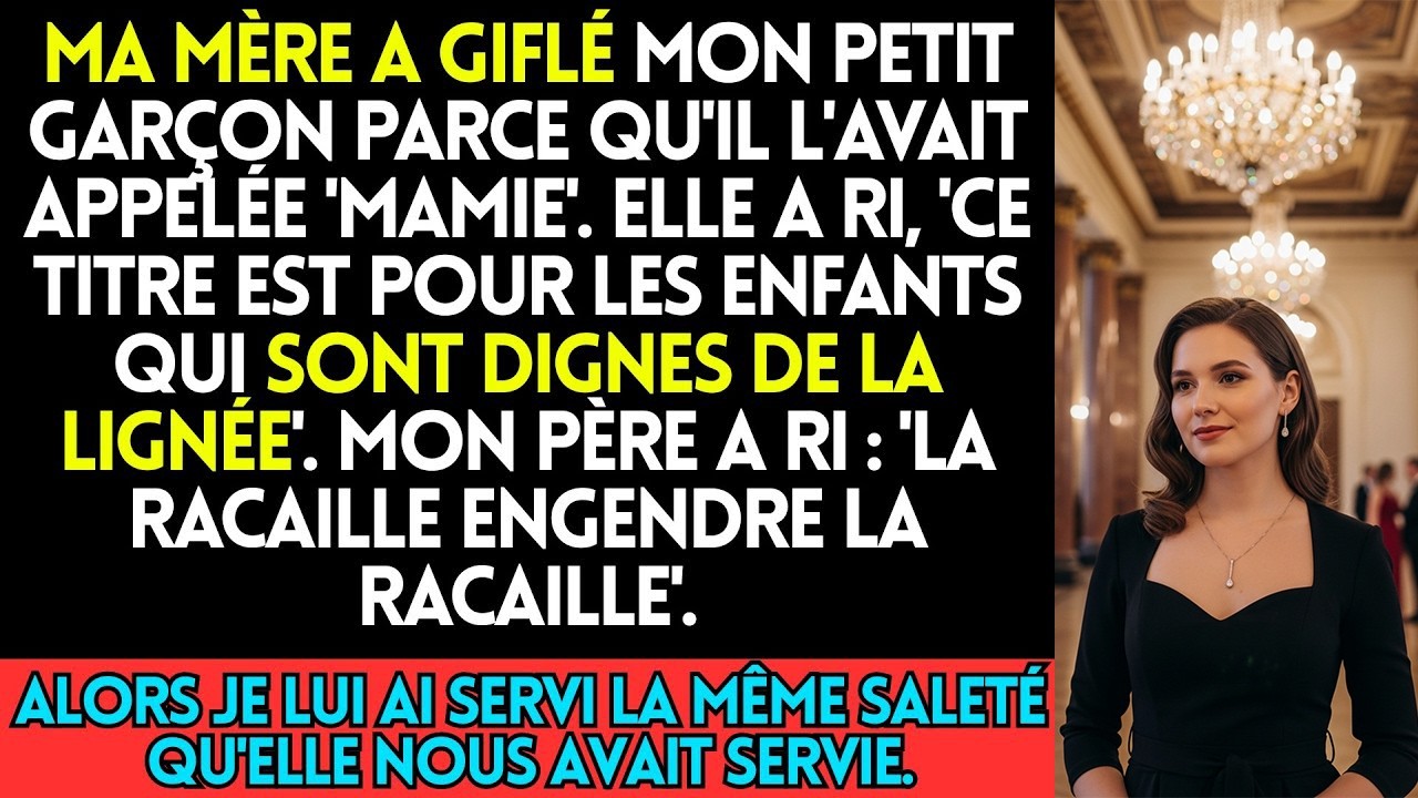 Ma Mère A Giflé Mon Petit Garçon Parce Qu'il L'avait Appelée 'Mamie'  Elle A Ri, 'Ce Titre Est Po