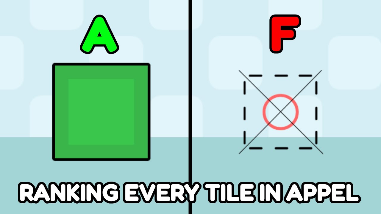 I Ranked EVERY Tile In Appel