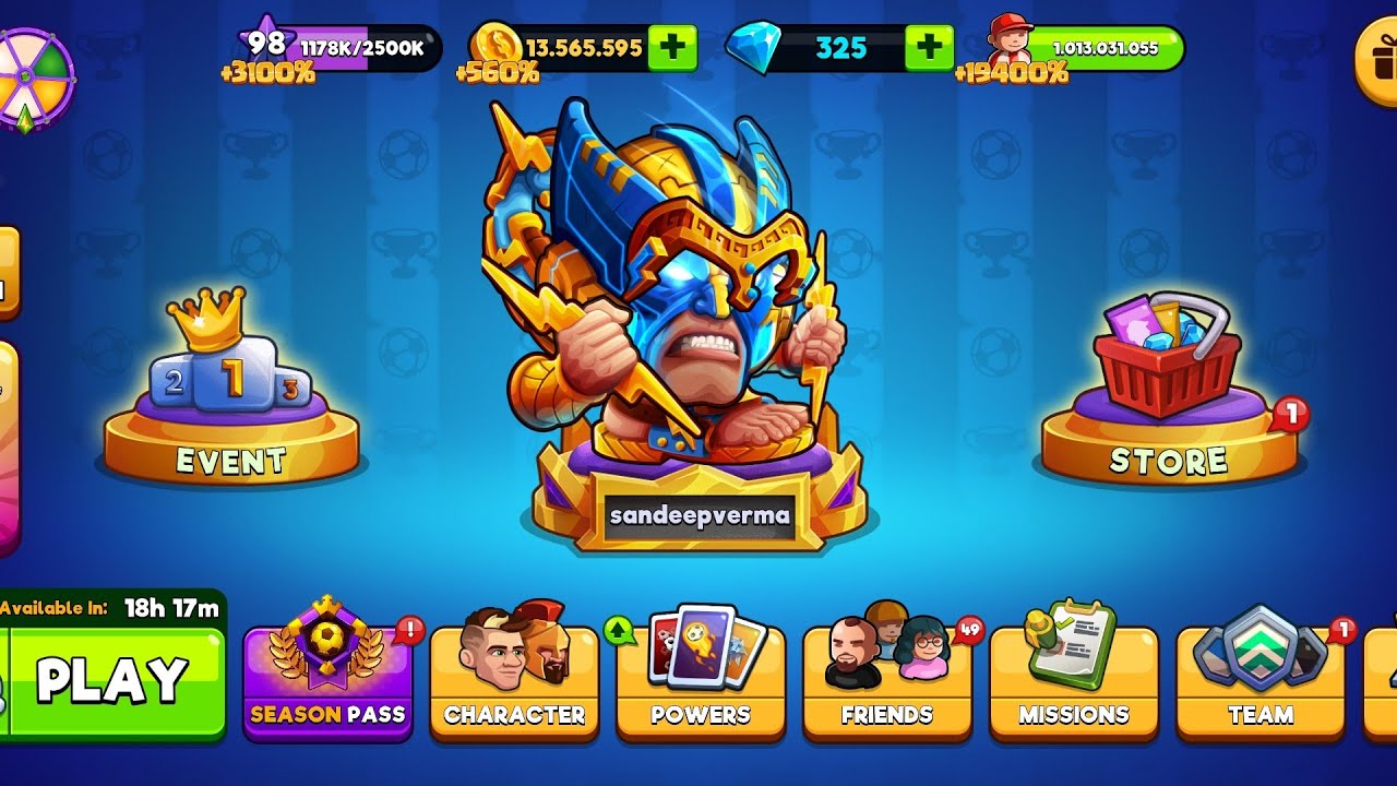 #Head Ball 2 #Kafa Topu 2 ! Wow Finally Heroic Zeus Upgrade Level 7! How To Open And Upgrade Level 7