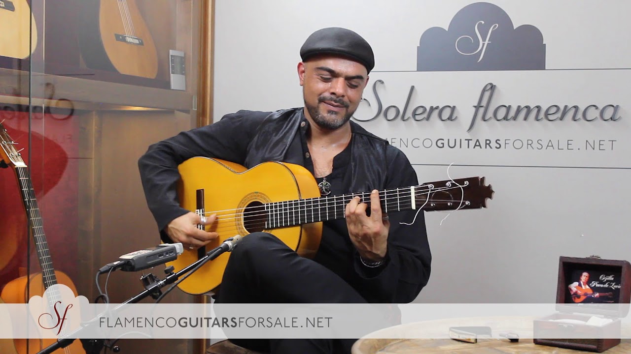 Francisco Barba 2015 flamenco guitar for sale played by Jerónimo Maya