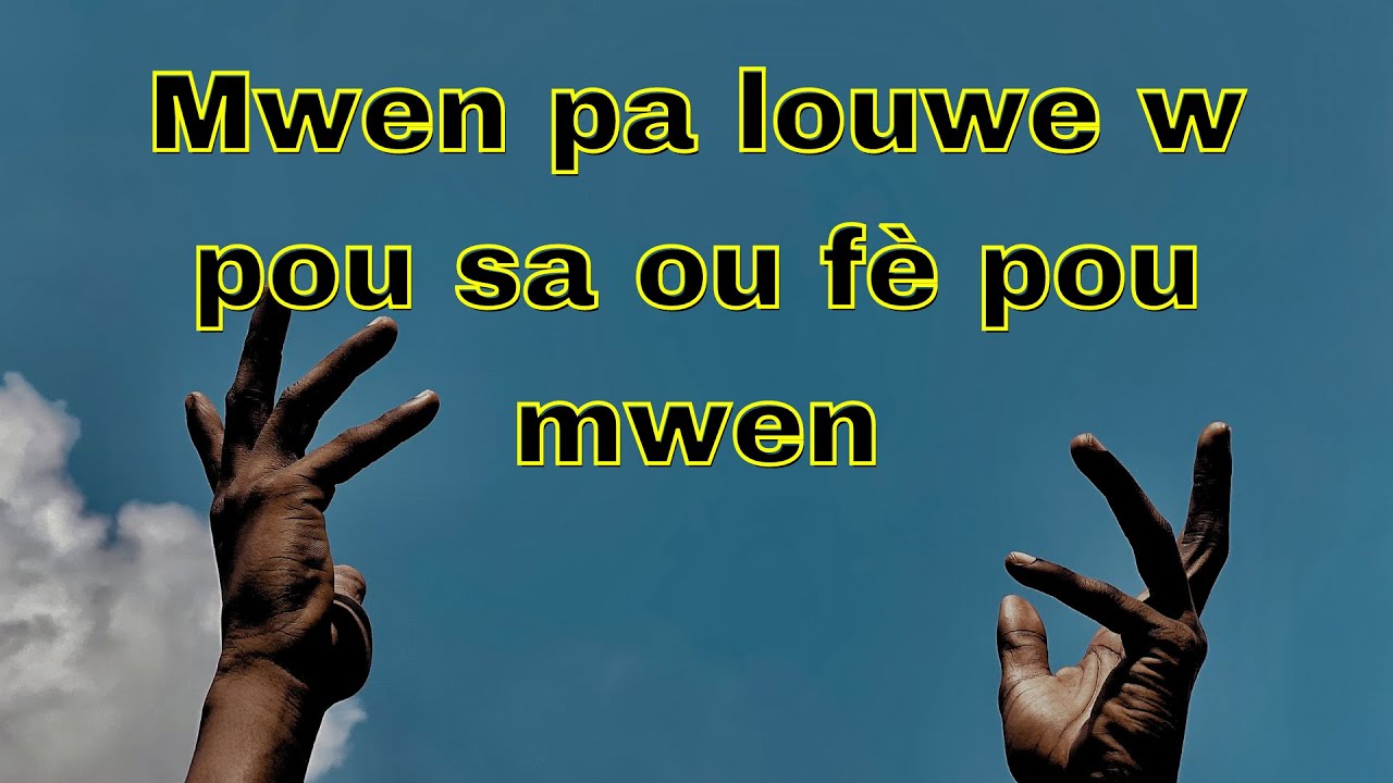 🙌🙌MWEN PA LOUREW ASE POU SE OU FE POU MWEN🙌 KODEDKRIS🙌🙌