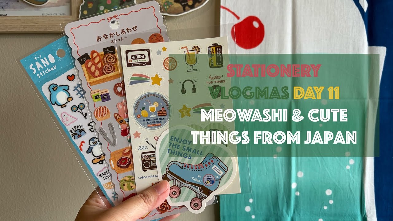 Opening Haul from Meowashi and CTFJ 🎁 | Stationery Vlogmas Day 11