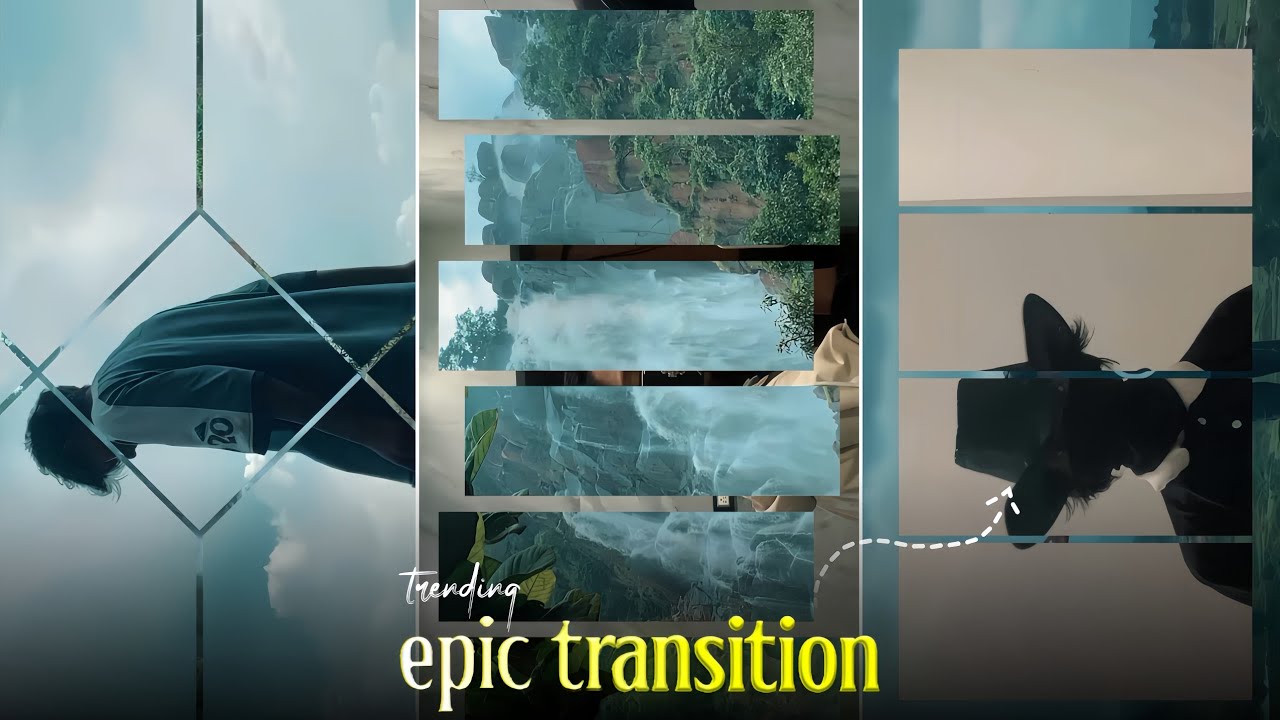 Instagram Trending Epic Transition Tutorial | Trending Overlay Masking Reels Editing | Capcut Edit 