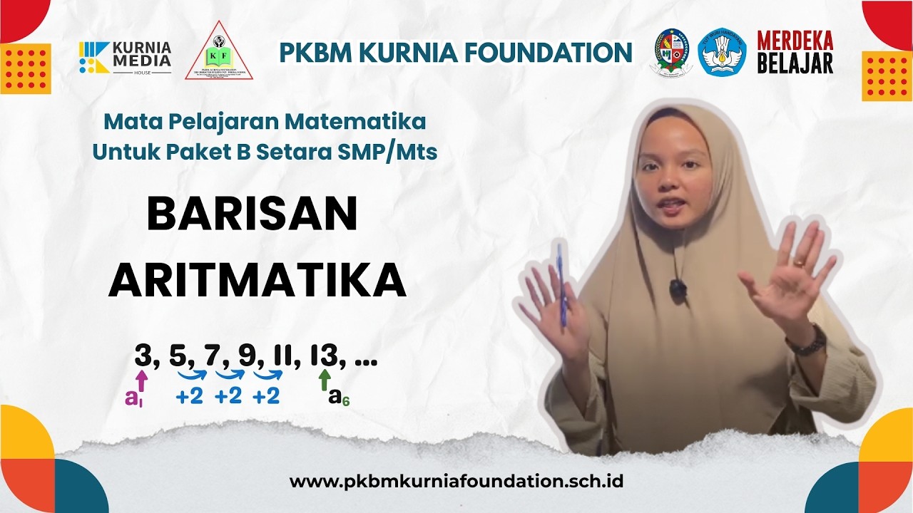 Bisa Nebak Masa Depan? 🔮 Trik Cepat Pahami Barisan Aritmetika | Matematika Paket B Setara SMP/MTs