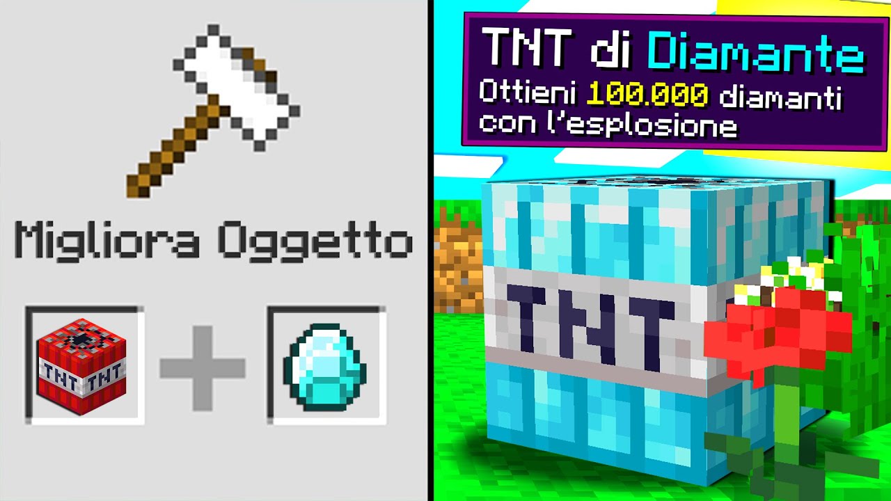MINECRAFT MA I MINERALI SONO TNT NUCLEARE - MINECRAFT ITA