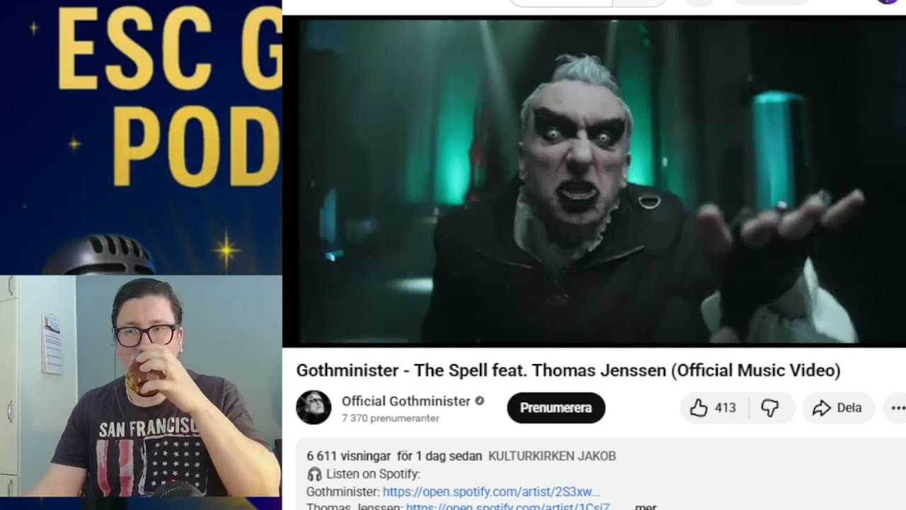 MGP 2026:Gothminister - The Spell feat. Thomas Jenssen (MGP Cup - Round 2) #eurovision2026 #reaction