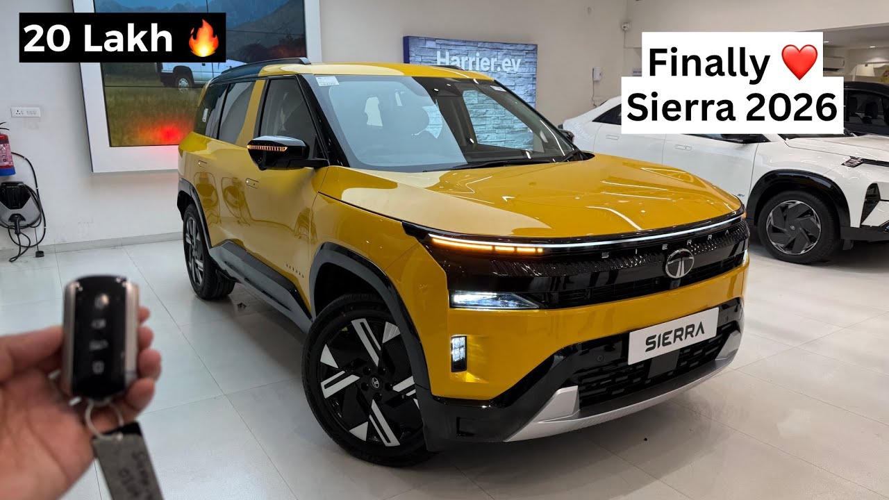 Finally 😍 New Tata Sierra 2026 @20L🔥Accomplished Plus Top Model price #tata #sierra
