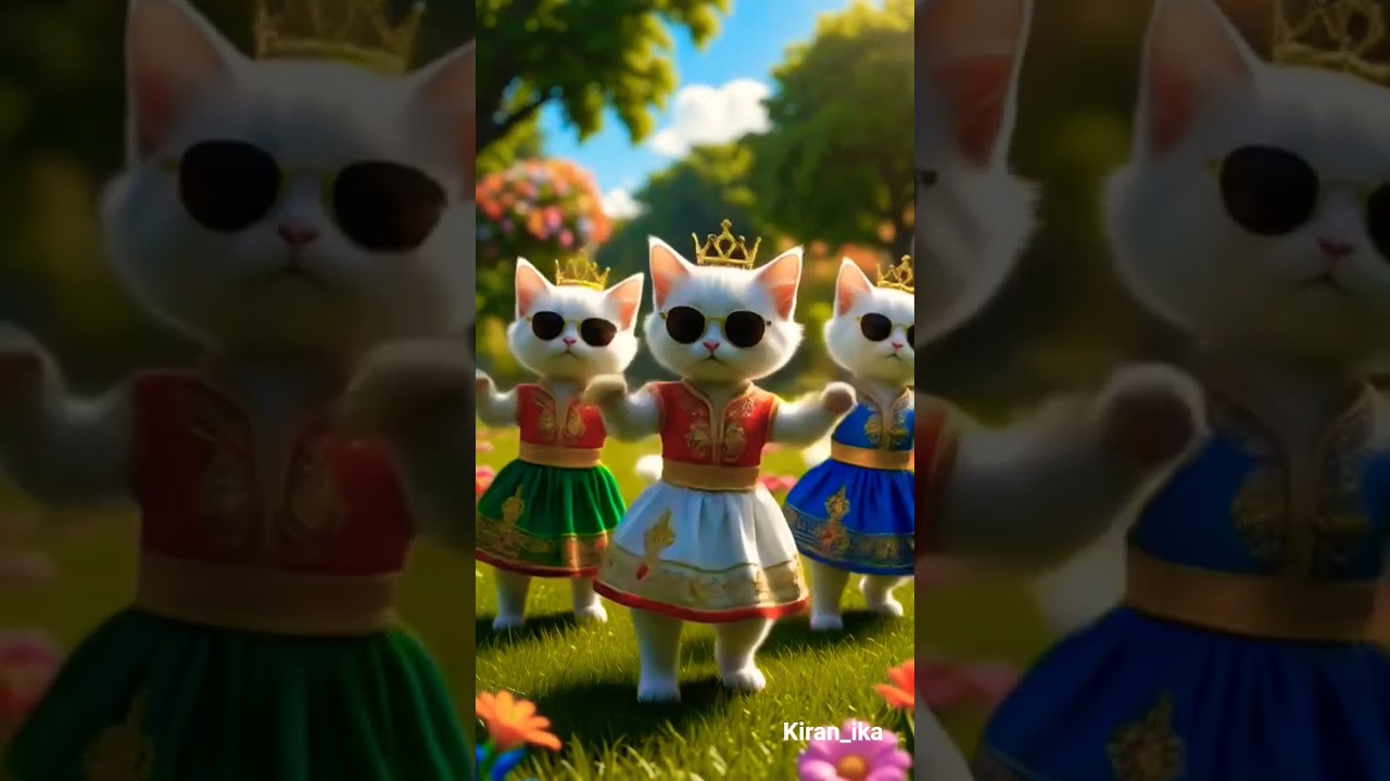 😎👑 Royal Cat Queens on Parade 🐾🌸✨