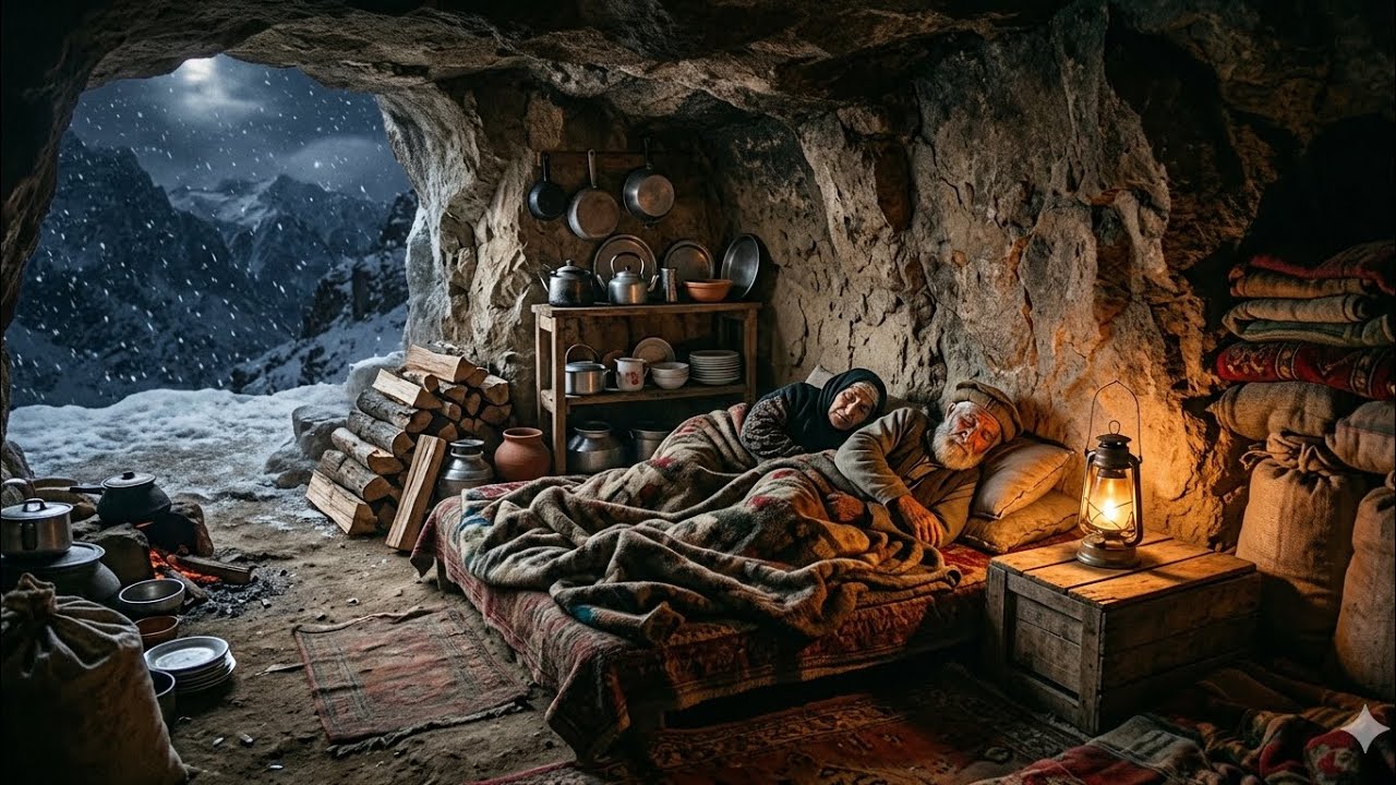 Survival of an Elderly Couple: 24 Hours Inside a Frozen Himalayan Cave Elderly Couple Survival, 