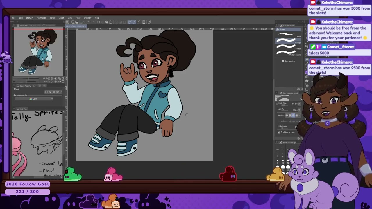 Anime Effects Rig Testing - [Art VOD #28] (01/16/26)