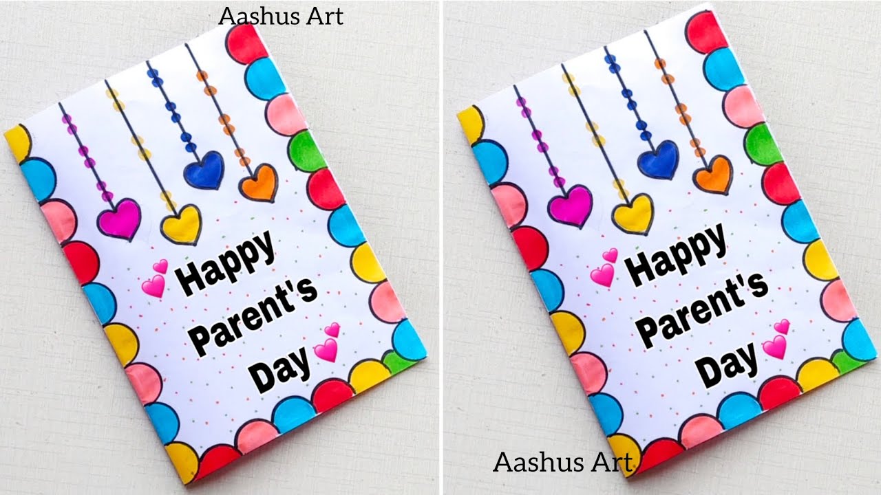 Parents day card making handmade/Easy and Beautiful Card for Parents day/DIY Card for Parents day