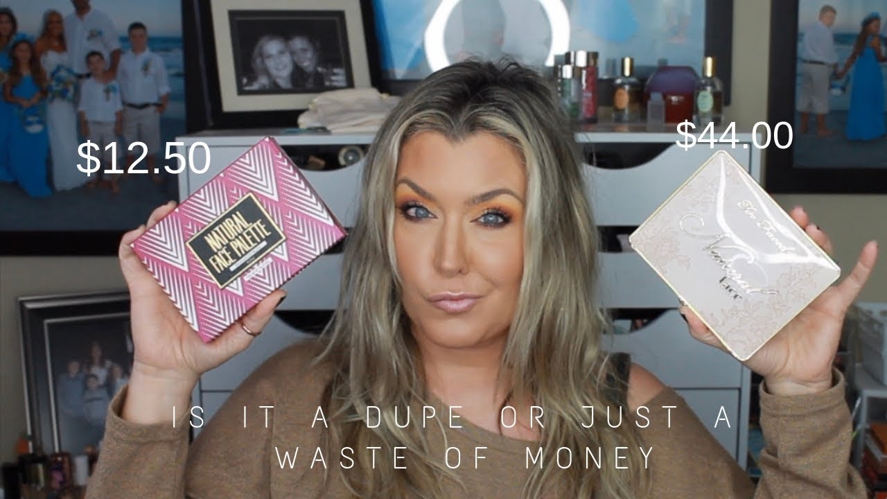 IS IT A DUPE OR JUST A WASTE OF MONEY | CColor Cosmetics Natural Face Palette vs Too Faced Natural