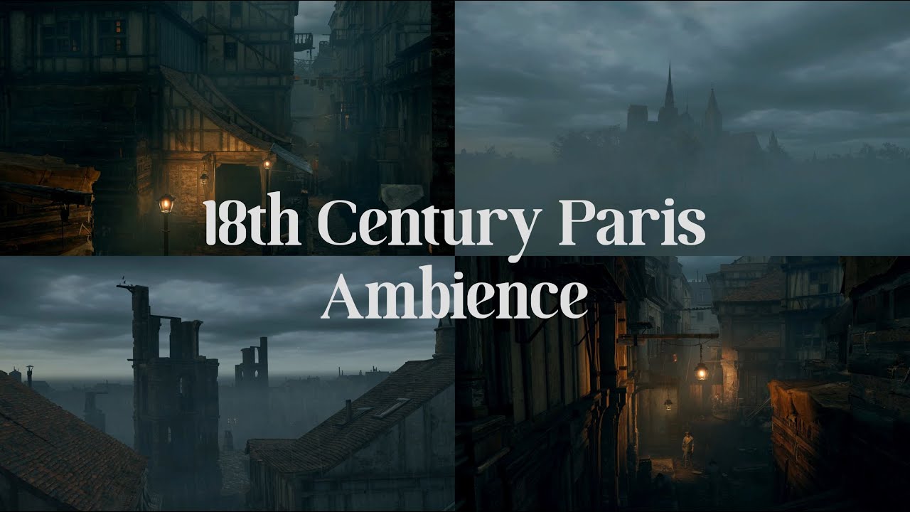 A rainy morning in 18th century revolutionary Paris (Ambience from 