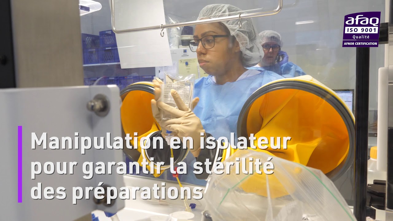 Certification ISO 9001 de la fabrication des cytotoxiques