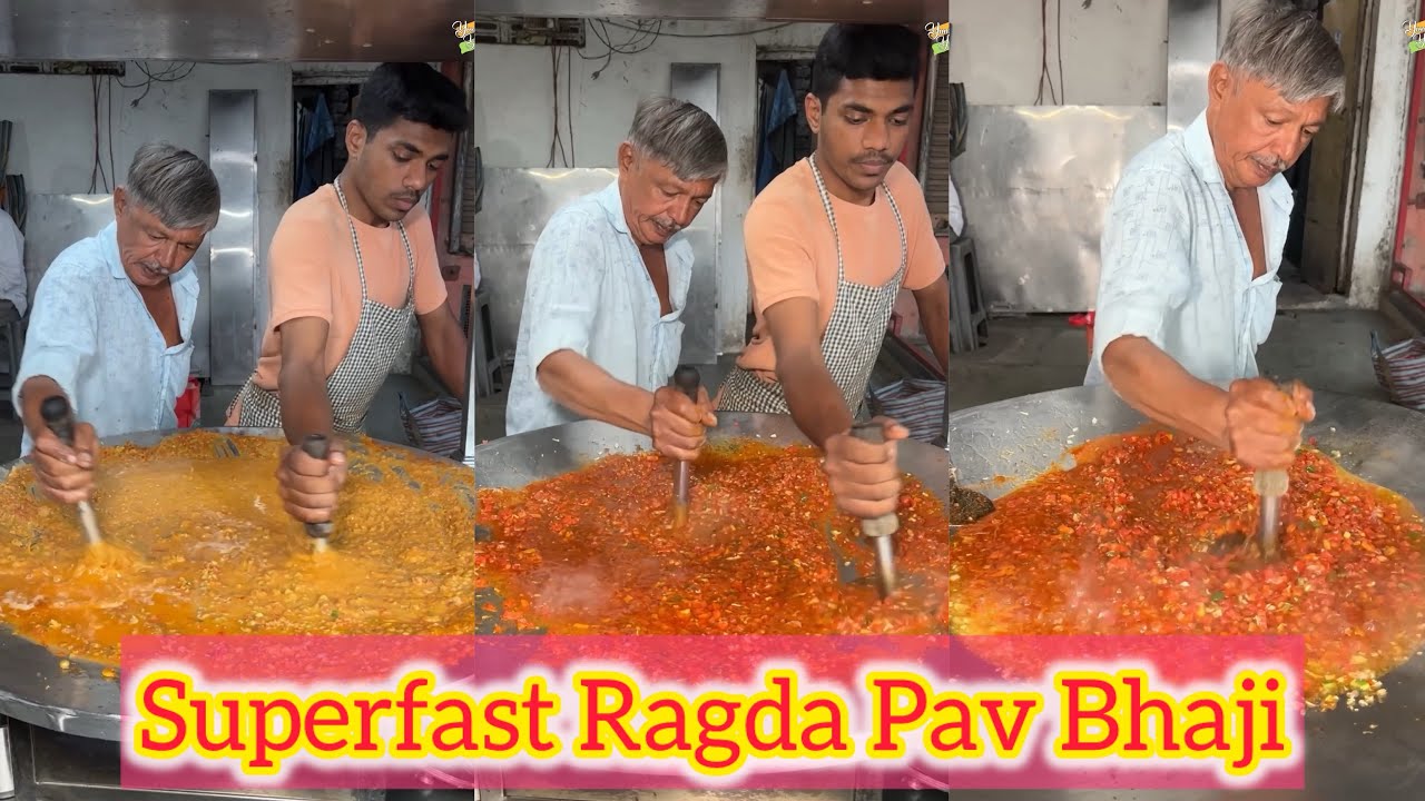 Superfast Ragda Pav Bhaji in Surat😍😍 Ragad ke bnate hai ye🤩🤩