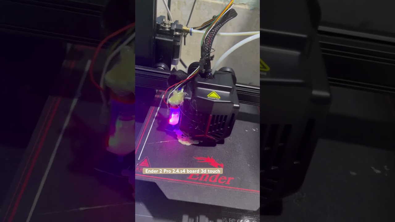 Ender 2 pro 2.4.s4 board. Auto bed leveling using 3d touch (BL touch clone). Marlin 2.1 