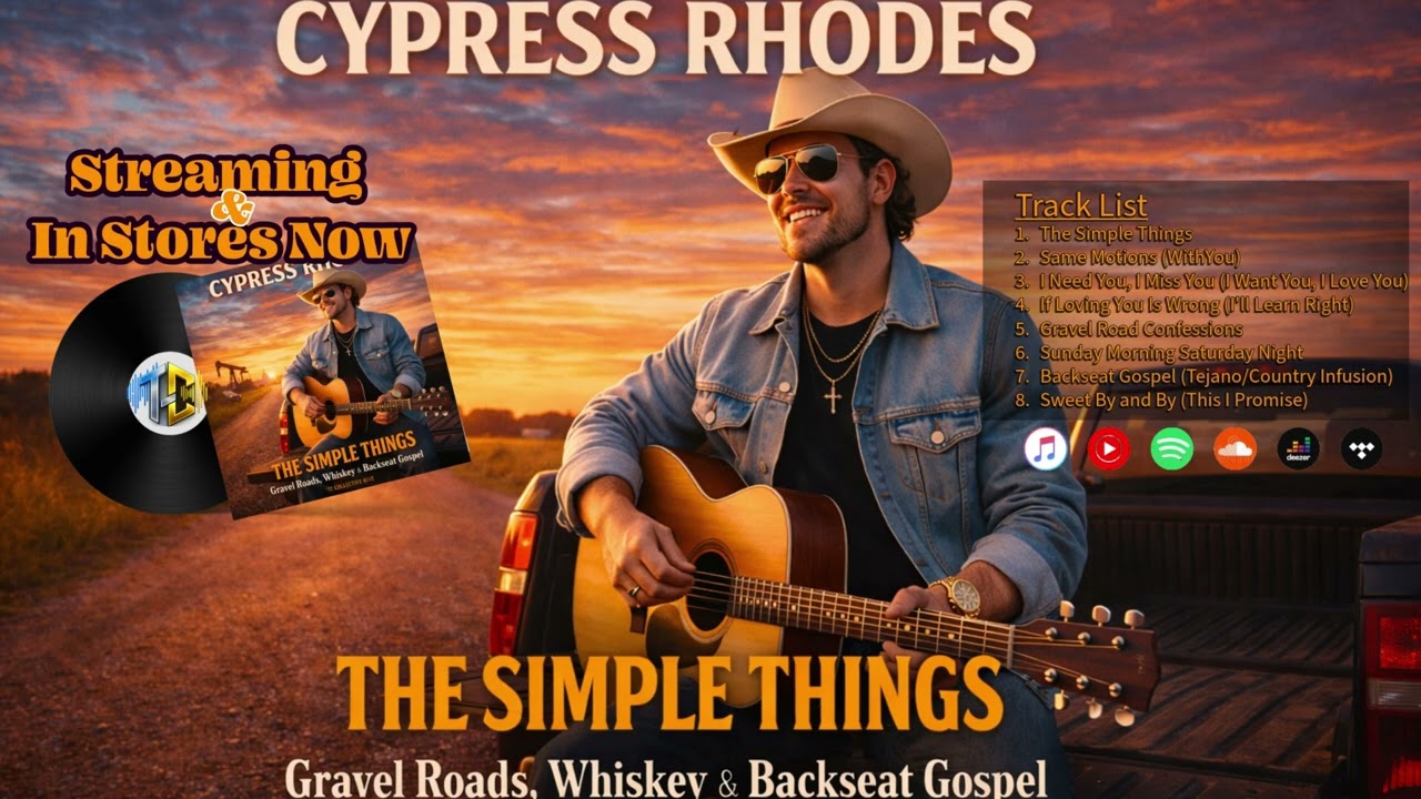 Cypress Rhodes – The Simple Things (Full Album) | Trap Country R&B Love Story