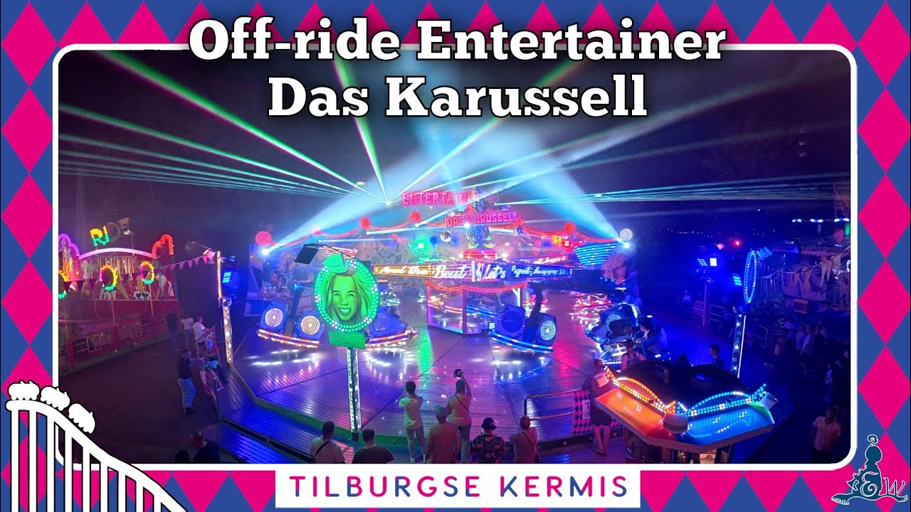 [Tilburgse Kermis 2025] Off-ride Entertainer Das Karussell