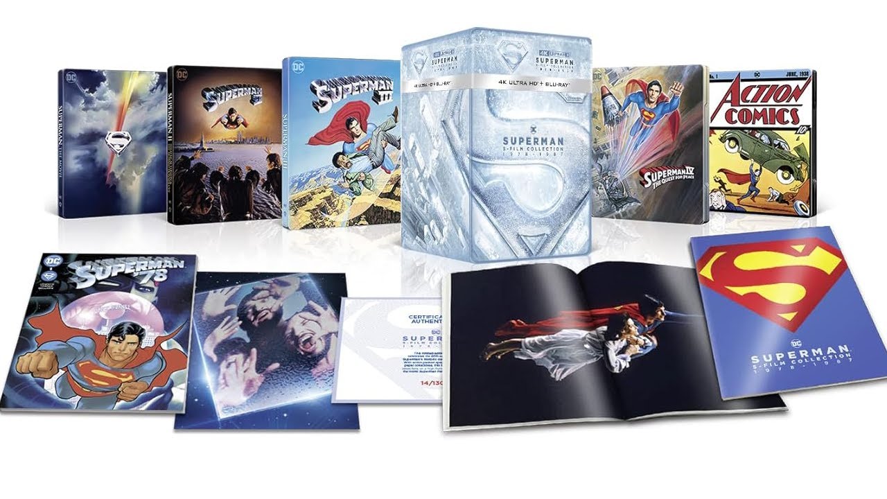 UNBOXING SUPERMAN I-IV STEELBOOK COLLECTION (4K+BD)