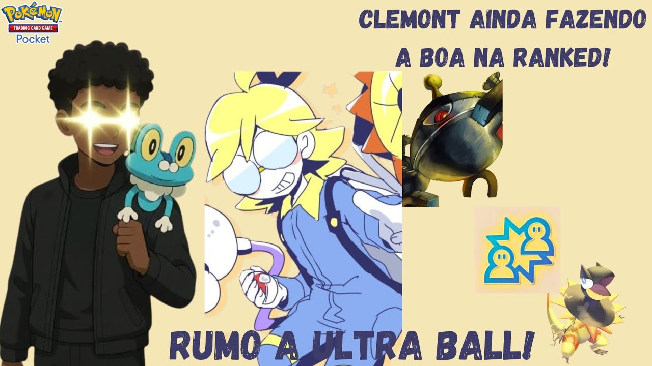 Continuando nossa jornada na secundária em busca do Ultra Ball, deck do Clemont é bom demais!!!
