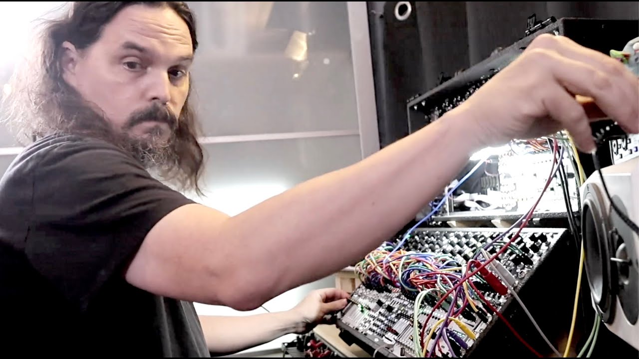 High energy modular synth performance by Stephen McCaul