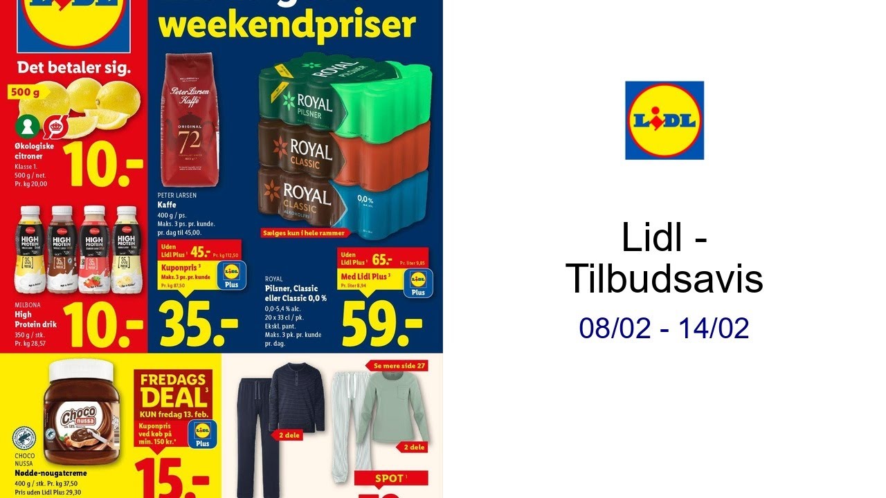 Lidl - Tilbudsavis 08/02 - 14/02