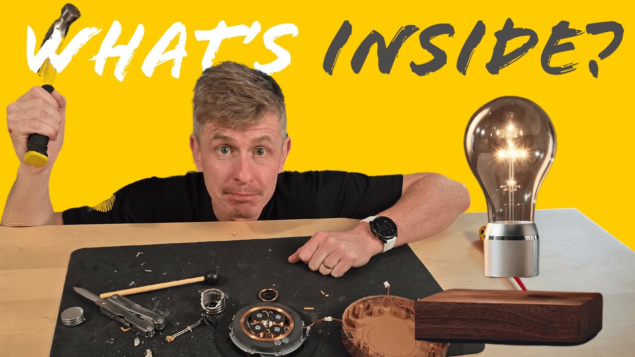 What's inside a Levitating Lightbulb?