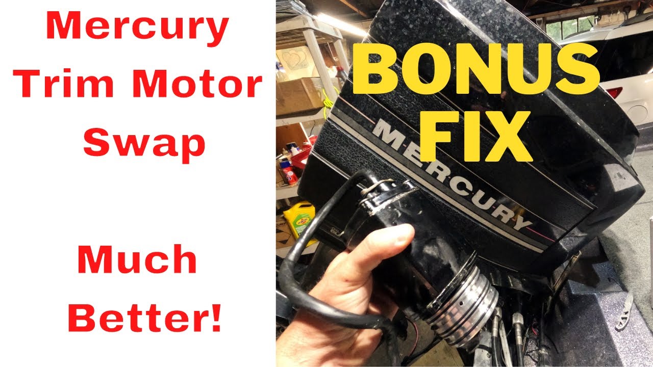 135HP Mercury Black Max Trim Motor Replacement - '87 Stratos 179v.  AND Bleed Down Problem FIXED!