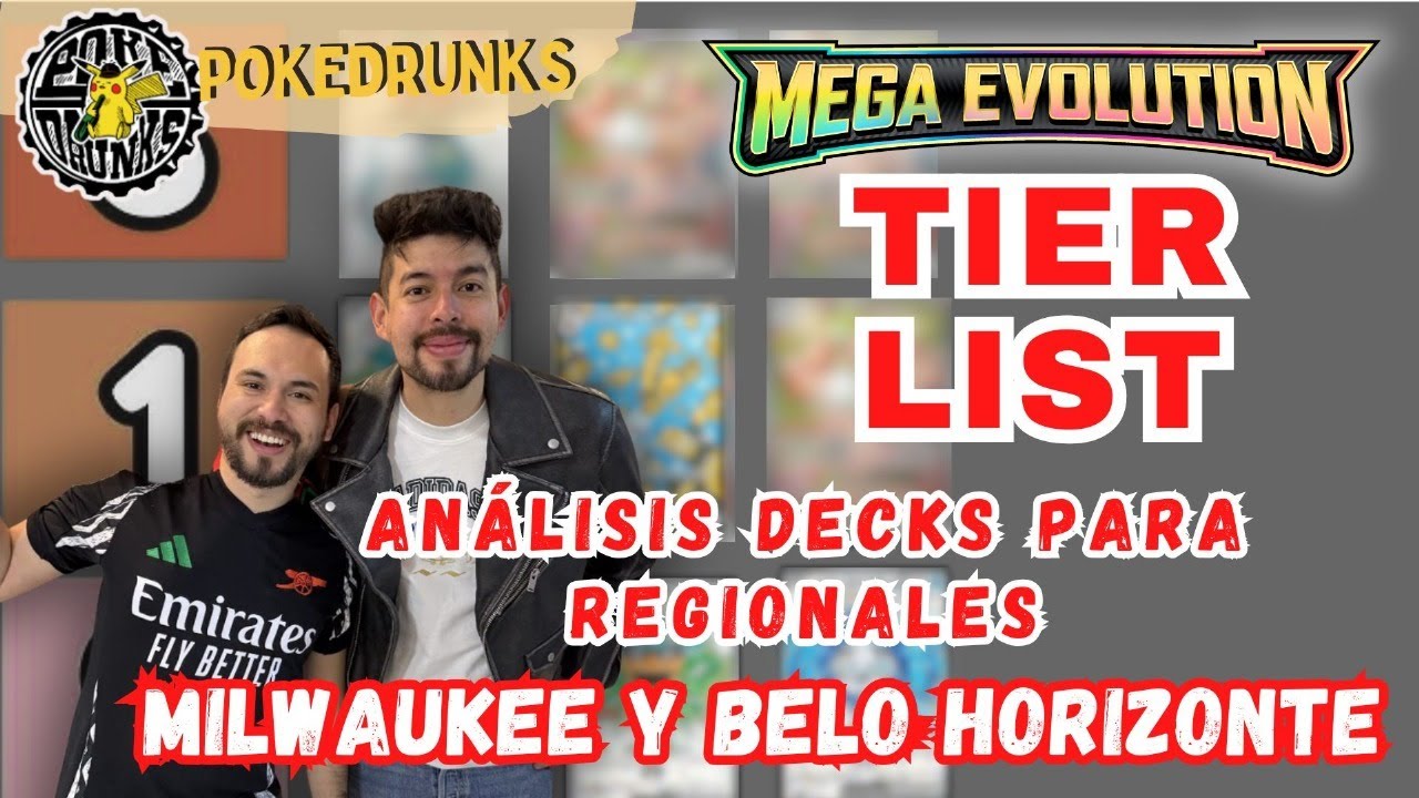 Pokemon TCG Mega Evolution Tier List | Todo para los regionales de Milwaukee y Belo Horizonte