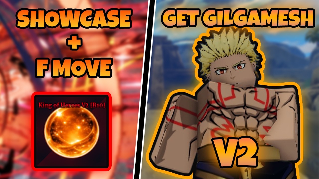 Как получить Gilgamesh V2 (King of Heroes v2) + демонстрация приема F в Sailor Piece Roblox