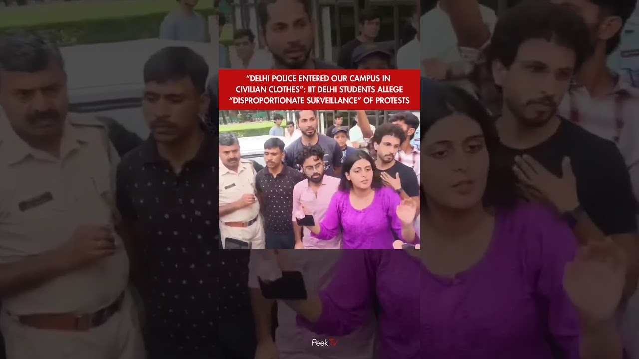 Protesting IIT Delhi students said they were exposed to 