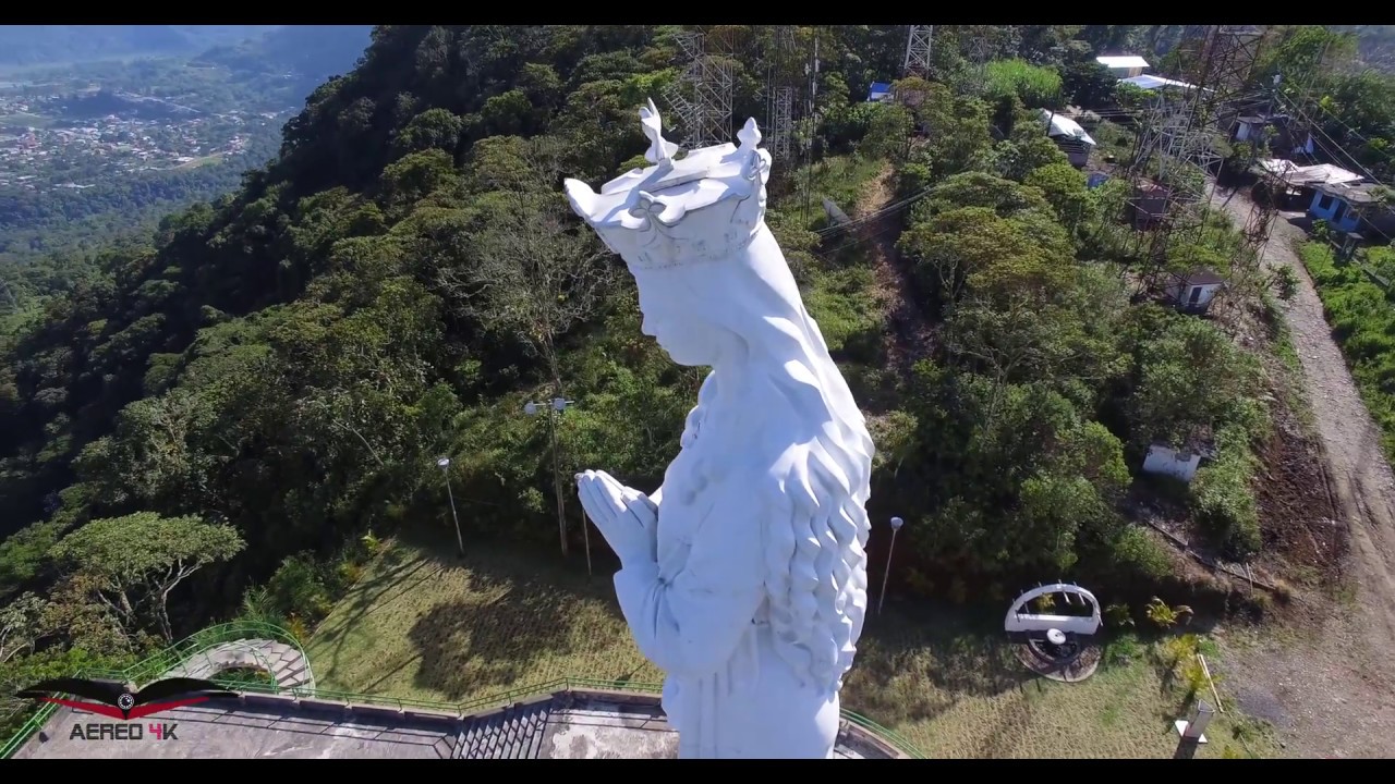 La Purisima de Macas 2018 Amazonia  Ecuador Morona Santiago tourist DJI Phantom Drone 4k