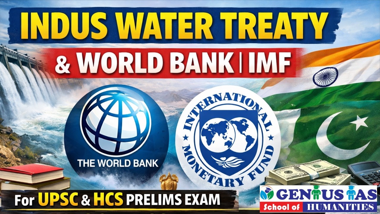 Indus Water Treaty + World Bank & IMF Explained | UPSC & HCS Prelims