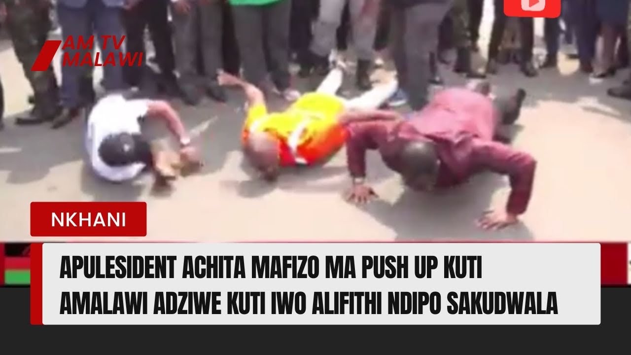 LERO PRESIDENT LAZARUS CHAKWERA WAONETSA KUTI ALI NDI DZITHO PAMENE WAPANGA MA PUSH UP KU BLANTYRE