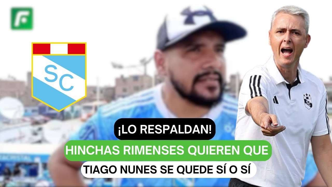 ¡Lo respaldan! Hinchas rimenses quieren que Tiago Nunes se quede sí o sí