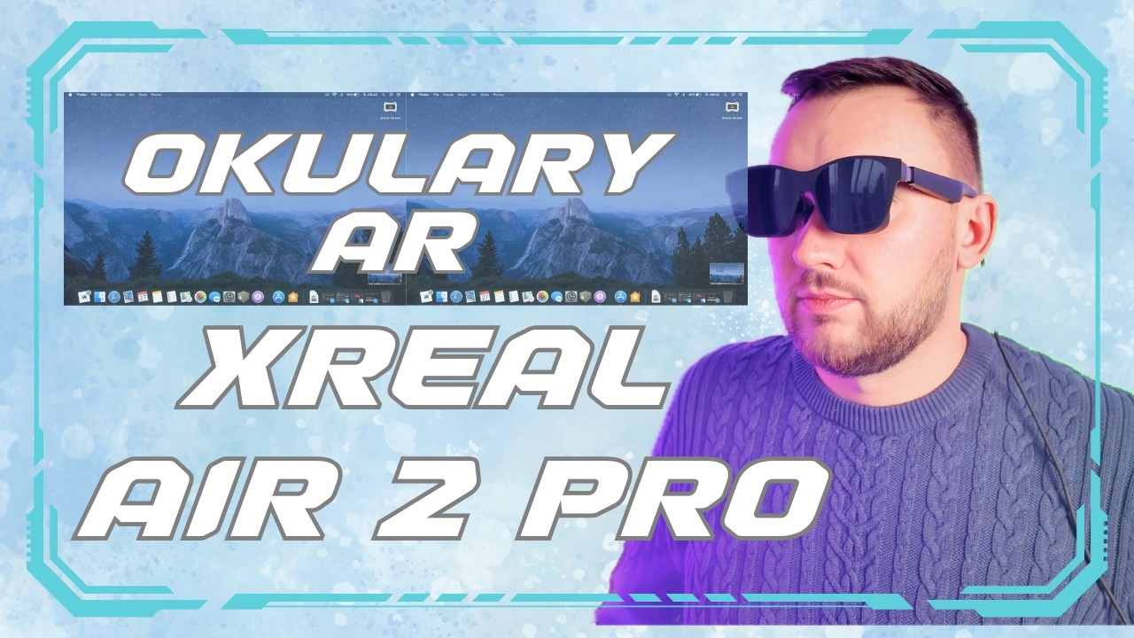 OKULARY AR XREAL AIR 2 PRO ROZSZERZONA WIRTUALNA RZECZYWISTOŚĆ DO KAŻDEGO URZĄDZENIA