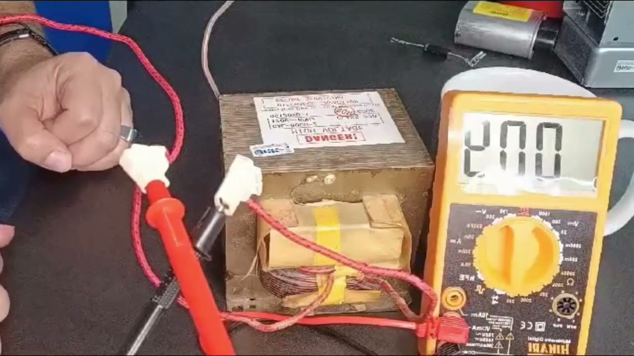 Como testar transformador de microondas e como ligar capacitor, diodo e magnetron.